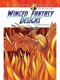 Creative haven fantasy designs coloring book author: Creative Haven Winged Fantasy Designs Coloring Book Adult Coloring Creative Haven Coloring Book Amazon De Aaron Pocock Fremdsprachige Bucher