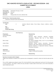 ONE HUNDRED SEVENTH LEGISLATURE