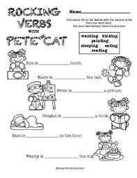 87 cool pete the cat freebies and teaching resources. Pete The Cat Rocking In My School Shoes No Prep Worksheets Tpt