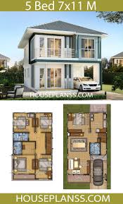 The best 3 bedroom house floor plans & layouts. House Design Plans Idea 7x11 With 5 Bedrooms House Plans 3d House Construction Plan House Layout Plans House Layouts