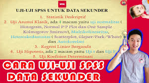 Tutorial Terlengkap Uji Data Sekunder Dengan Spss Dilengkapi Cara Baca Output Youtube