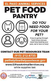 Before driving to one of these locations, it's recommended to call to ensure resources are available and check on methods for receiving. Pet Food Pantry