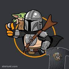 Vault Mando And Child Star Wars Geek Yoda Sticker Star Wars Yoda