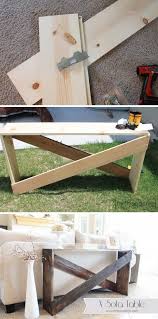 20 Easy Diy Console Table And Sofa Table Ideas Hative Diy Console Table Diy Sofa Table Diy Sofa
