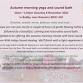 Autumn morning retreat - yoga, sound bath and lunch event image