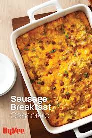Sausage Breakfast Casserole Recipe Favorite Breakfast Recipes Breakfast Recipes Casserole Breakfast Casserole