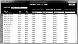 Sales Tax Setup Bizwizard Order Manager Users Guide