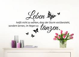 Wandtattoo Spruch Leben Heisst Nicht Zu Warten W996 Grandora De