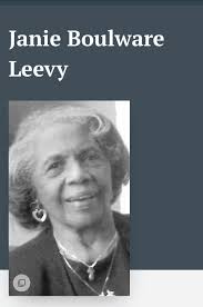 Janie B. Leevy 5th grade teacher @ Ridgewood Elementary School 1925-2014  Janie Boulware "Tom" Leevy COLUMBIA