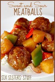 Slow Cooker Sweet And Sour Meatballs Recipe Sweet Sour Meatballs Hawaiian Meatballs Cooking Recipes