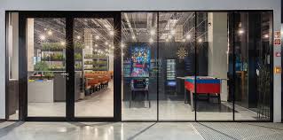 Designed to last the life of your building, alpha. Market6 Headquarters Coolfire Sapa 74 Ei60 Fireproof Glazed Door And Br Ei60 Fire Rated Frameless Glass Wall