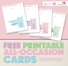Check spelling or type a new query. Free Printable All Occasion Cards Chickabug Printable Greeting Cards Free Printable Cards Free Printables