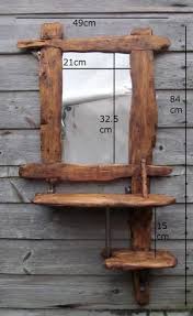 driftwood furniture designs rustik ormanlik alan aynalar