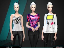 The sims 4 (womens clothing pack) 200 (cc) mods. Cleve Set By Sims4krampus Sims 4 Female Clothes
