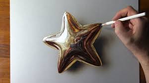 Star drawing design resources · high quality aesthetic backgrounds and wallpapers, vector illustrations, photos, pngs, mockups, templates and art. How To Draw A Golden Star 3d Drawing For Beginners