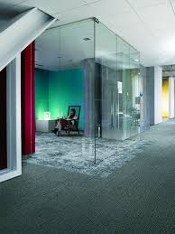 Interface Modular Carpet Tile Equal Measure Em551 Hill Net Effect B601 North Sea B602 North Sea Glass Wall Office Carpet Tiles Modular Carpet Tiles