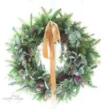 Easy 5 Minute Gorgeous Christmas Wreath French Country Cottage