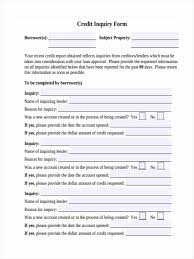 File a dispute with the credit reporting agency. Free 6 Sample Credit Inquiry Forms In Ms Word Pdf
