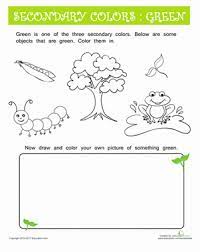 Objects That Are Green Worksheet Education Com Coloring Worksheets For Kindergarten Color Worksheets Kindergarten Colors