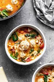 Italian Minestrone Soup With Chicken Meatballs Cooking For Keeps Recipe Chicken Meatballs Minestrone Soup Minestrone