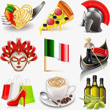 البلدان ذات الأعلام الوطنية ناقلات المواد أيقونة خصائص Icon Set Vector Icon Set Italy Print