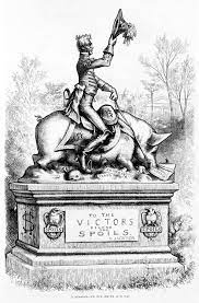 This was the nickname of jackson's unofficial advisor, the goal of this was to spread democracy and freedom to all american people., this term is used to describe giving you friends and family positions in office and is synonymous with rotation in what is the kitchen cabinet. Spoils System Wikipedia