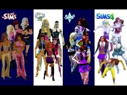 Sims 1 Vs Sims 2 Vs Sims 3 Vs Sims 4 Monster High Crew Youtube Sims 1 Sims 3 Sims 4