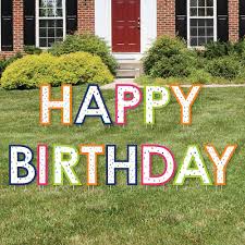 I think we should be able to view instructables alphabetically. Happy Birthday Balloon Letters Yard Signs 18 Inch Letter Decorations Set Of 21 With Stakes Made In Usa Walmart Com