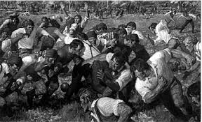 Comprehensive college football news, scores, standings, fantasy games, rumors, and more. 1st College Football Game Ever Was New Jersey Vs Rutgers In 1869 Ncaa Com