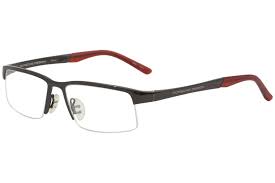 Porsche Design Eyeglasses P8166 P'8166 D Gunmetal Titanium Optical Frame  55mm | JoyLot.com