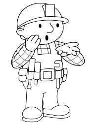 Black Bob The Builder Printable Bob The Builder Coloring Pages For Kids In 2020 Minion Coloring Pages Coloring Pages Kids Printable Coloring Pages