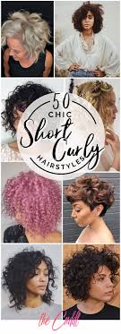 Pull half the hair into a tight pony to show off your sexy cheekbones! 50 Short Curly Hair Ideas To Step Up Your Style Game In 2020