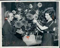 1932 Detroit Flower Show Press Photo
