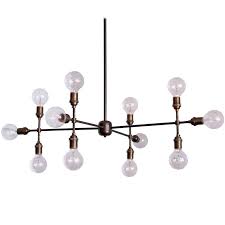 Custom Brass Compass Chandelier 1stdibs Com Chandelier Modern Light Fixtures Creative Home Decor