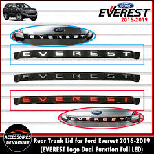 Logo voiture cv transparent : Rear Trunk Lid For Ford Everest 2016 2019 Everest Logo Dual Function Full Led Lazada Ph
