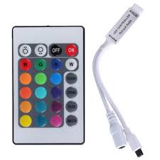 < or = 30ma battery capacity: 5pcs Dc12v 3528 5050 Rgb Led Strip Light Controller With 24 Key Mini Ir Remote Control Sale Banggood Com