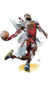 Lebron James Artwork Ver 2 Lebron James Artwork Basketball Desenho Basquete 2019 2018 2017 2016 La Desenhos De Basquete Arte De Basquete Tatuagens De Basquete