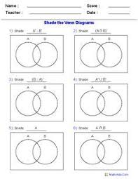 This Venn Diagram Worksheet Is A Great Template Using Two Sets Use It For Practicing Venn Diagrams Venn Diagram Venn Diagram Worksheet Sets And Venn Diagrams