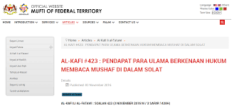 Menikah dalam islam adalah hal yang suci dan muli. Hukum Memegang Dan Membaca Al Quran Ketika Solat Soal Jawab My
