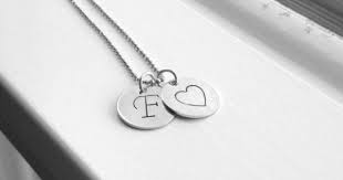 pin on initial jewelry by girlburkestudios