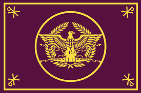 My Take On A Roman Empire Flag Vexillology Flag Art Historical Flags Roman Empire