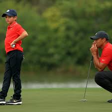 It's who his partner will be in that event. Tiger Woods And Son Charlie Finish Seventh After Special Weekend Tiger Woods The Guardian