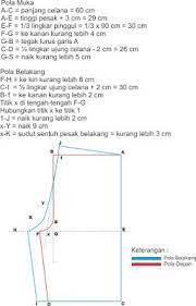 Seperti halnya dalam pembuatan blouse, gaun, atau model busana lainnya, untuk membuat celana yang nyaman dan pas di badan dibutuhkan proses pengukuran. Pola Dan Cara Menjahit Celana Pendek Wanita Men Pants Pattern Dress Sewing Patterns Sewing Lessons