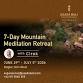 7-Day Mountain Meditation Retreat event image