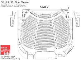 Scottsdale Performing Arts Seating Chart Of Virginia G