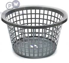 Buy products such as homz collapsible plastic rectangle laundry basket, white and grey, set of 1 at walmart and save. Wholesale Round Laundry Basket Silver Pound Wholesale