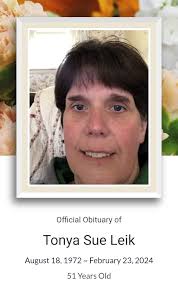 Tonya Coleman died 1983 . i miss her everyday she was the best coushn and  friend .