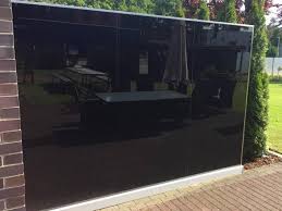 Sichtschutz Perviento Mit Farbigem Glas Sichtschutz Glas Sichtschutz Sichtschutz Garten