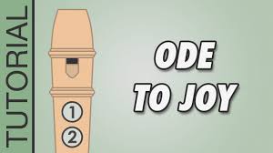 How to know which fingering is used by your recorder: How To Play Ode To Joy On The Recorder Easy Tutorial Youtube