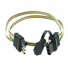 Simply unplug the connector to the rear lights on. Anto 4 Wire 4 Pin Plug Flat Connector Trailer Wiring Harness Extension 32 Inch For Led Tailgate Light Bar And Trailer Lights Buy Online In Dominica At Dominica Desertcart Com Productid 68944149